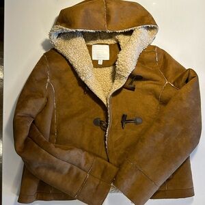 Anthropologie faux shearling jacket